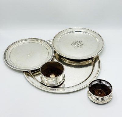 Lot 1193 - Three American Sterling Silver Trays