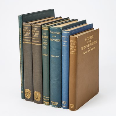 Lot 40 - A selection of Thomas Morgan's works on genetics, including several presentations