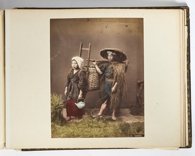 Lot 205 - Lacquer albums of Japanese photographs