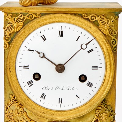 Lot 468 - Restauration Ormolu Figural Mantel Clock