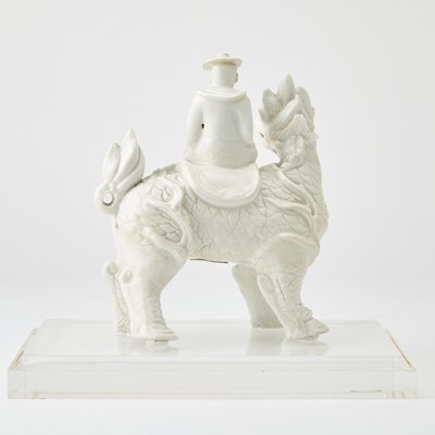 Lot 88 - Chinese Blanc de Chine Porcelain Figure Group