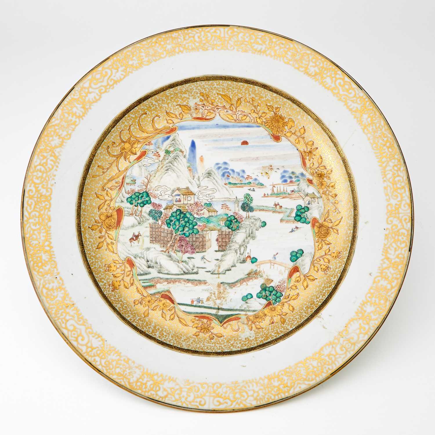 Lot 100 - Chinese Famille Rose Porcelain Charger