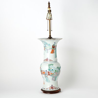 Lot 101 - Chinese Doucai Porcelain Yen Yen Vase