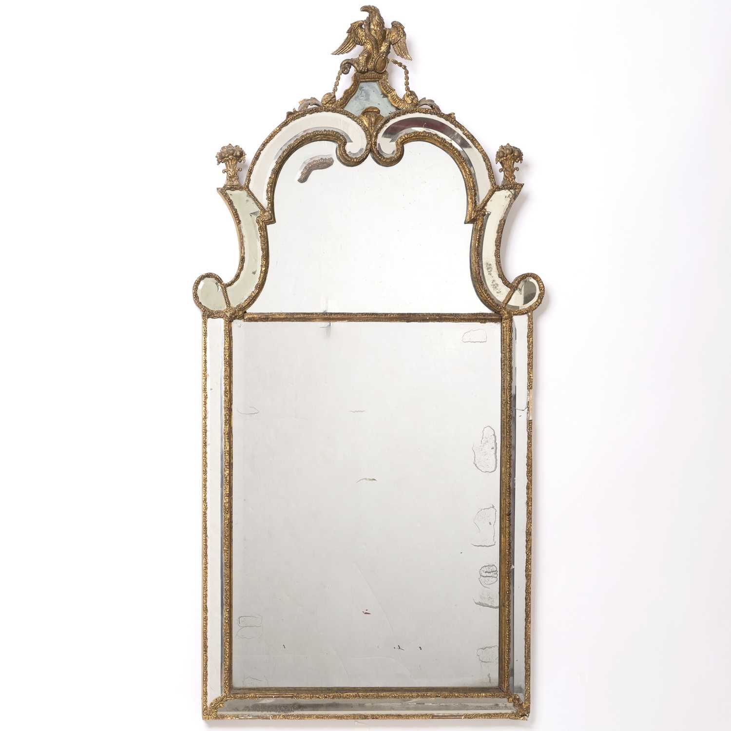 Lot 153 - Swedish Gilt-Lead and Giltwood Mirror