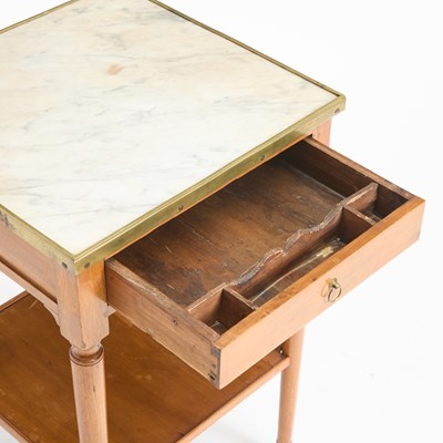Lot 176 - Empire Brass-Mounted Fruitwood Writing Table