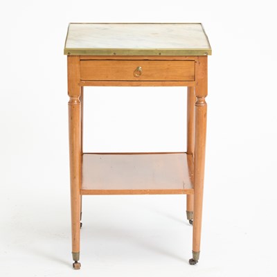 Lot 176 - Empire Brass-Mounted Fruitwood Writing Table
