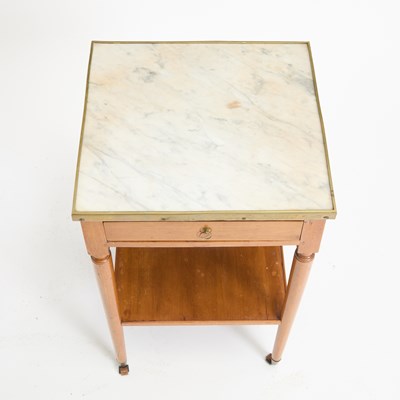 Lot 176 - Empire Brass-Mounted Fruitwood Writing Table