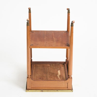 Lot 176 - Empire Brass-Mounted Fruitwood Writing Table