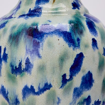 Lot 94 - Continental Glazed Stoneware Vase