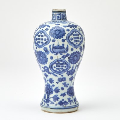 Lot 91 - Chinese Blue and White Porcelain Small Vase