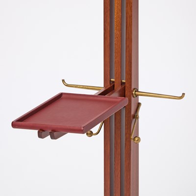 Lot 175 - Hermès Brass, Leather and Mahogany Valet