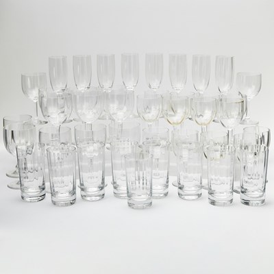 Lot 360 - Group of Baccarat "Montaigne" Stemware and Barware