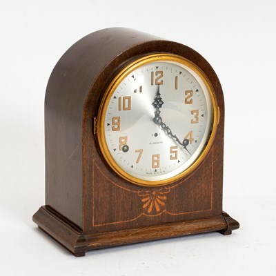 Lot 323 - Plymouth Walnut-Stained Wood Mantel Clock