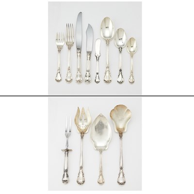 Lot 203 - Gorham Sterling Silver 'Chantilly' Pattern Flatware Service