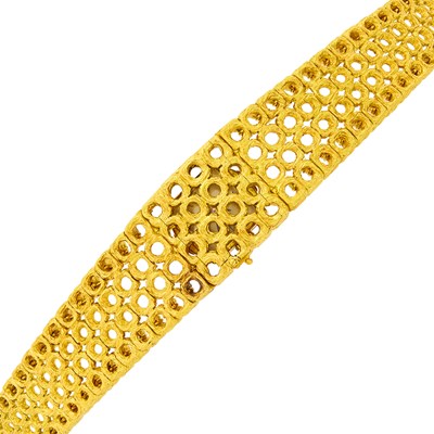 Lot 1096 - Omega Gold Bracelet-Watch