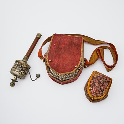 Lot 312 - Three Tibetan Devotional Items