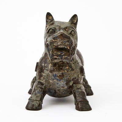 Lot 91 - A Chinese Bronze Beast