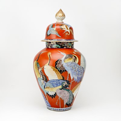 Lot 778 - A Japanese Covered Porcelain Jar