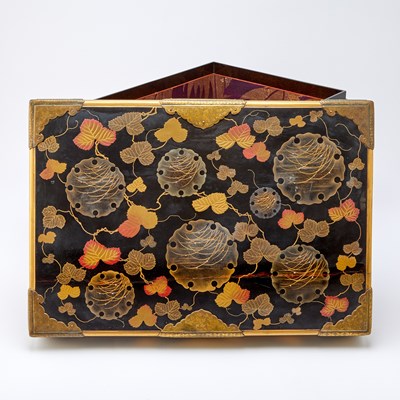 Lot 768 - A Japanese Lacquer Kobako Traveling Chest