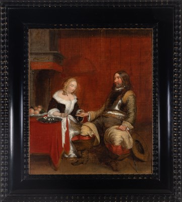 Lot 10 - Follower of Gerard Ter Borch