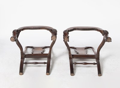 Lot 495 - Pair of George II Mahogany Side Chairs