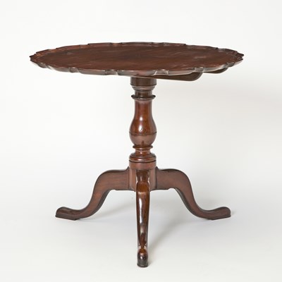 Lot 157 - George II Mahogany Tilt-Top Tea Table