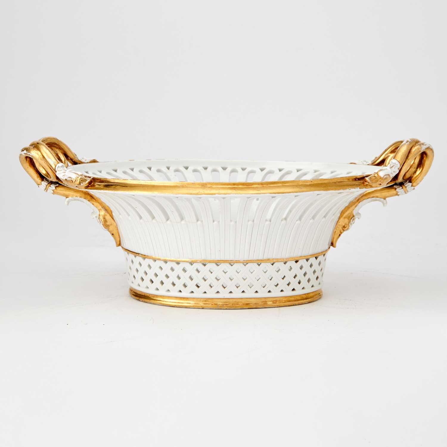 Lot 521 - Russian Porcelain Basket