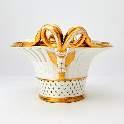 Lot 521 - Russian Porcelain Basket