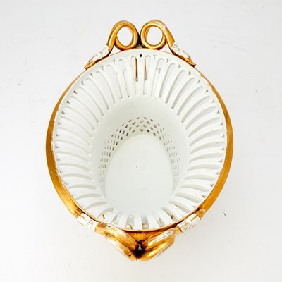 Lot 521 - Russian Porcelain Basket