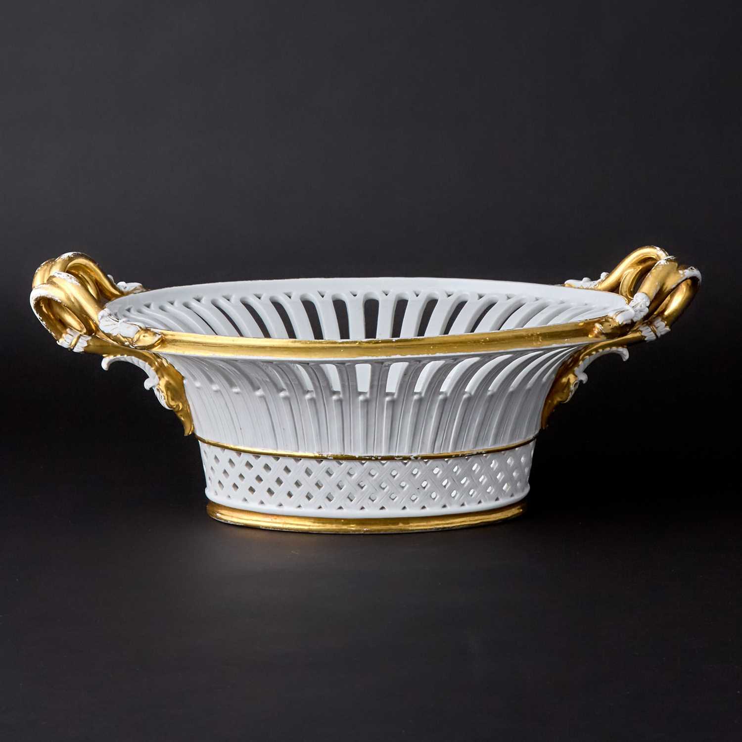 Lot 142 - Russian Porcelain Basket