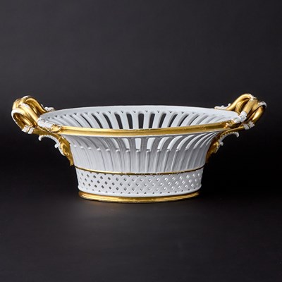 Lot 142 - Russian Porcelain Basket