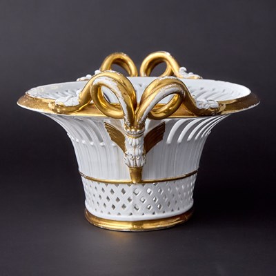 Lot 142 - Russian Porcelain Basket