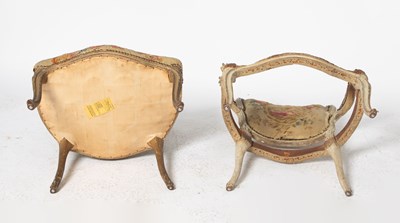 Lot 400 - Pair of Louis XV Painted Fauteuils