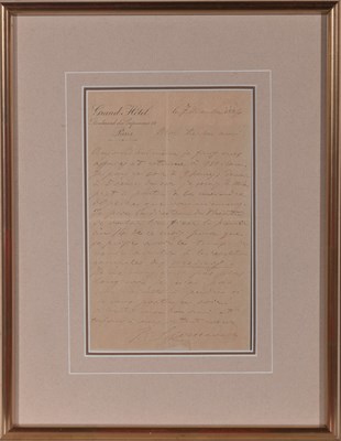 Lot 74 - A Leoncavallo autograph letter signed