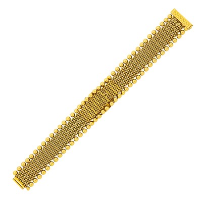Lot 149 - Gubelin Gold Bracelet-Watch