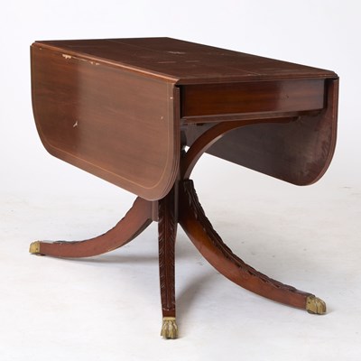 Lot 175 - George III Style Inlaid Mahogany Pembroke Table