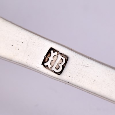 Lot 208 - Pair of American Colonial Silver Tablespoons