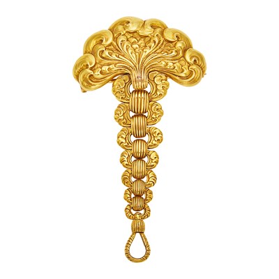 Lot 116 - Tiffany & Co. GoldFob Brooch