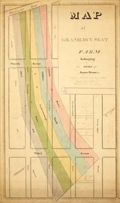 Lot 51 - A survey of the early NYC Mayor James Duane's farm, now Gramercy Park