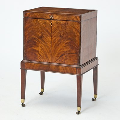 Lot 161 - George III Banded Mahogany Cellaret