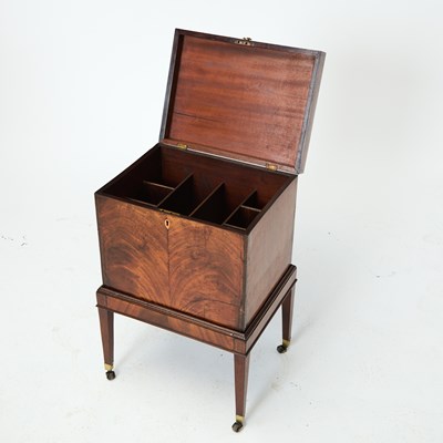 Lot 161 - George III Banded Mahogany Cellaret