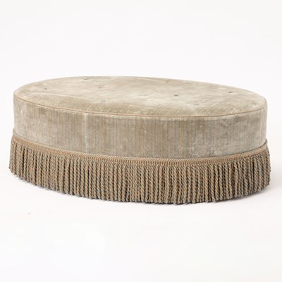 Lot 225 - Upholstered and Fringed Ottoman