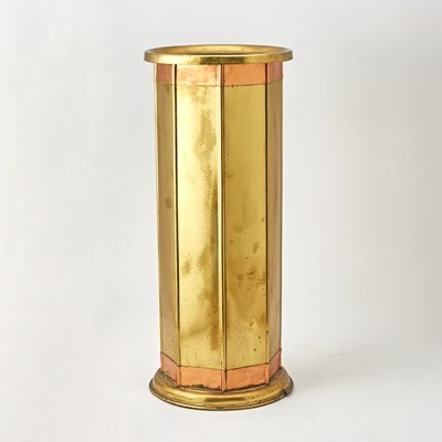 Lot 184 - Brass and Copper Umbrella Stand