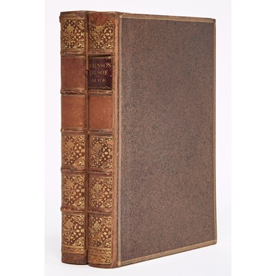 Lot 78 - An early illustrated edition of Robinson Crusoe, with additional proof plates