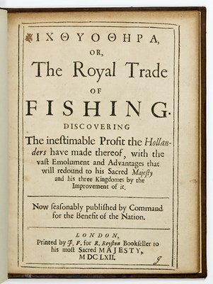 Lot 647 - The Royal Trade of Fishing, 1662