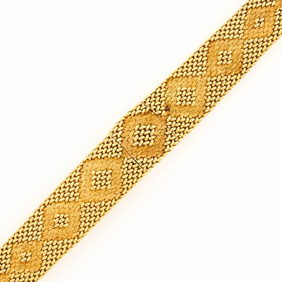 Lot 2166 - Gold Bracelet-Watch