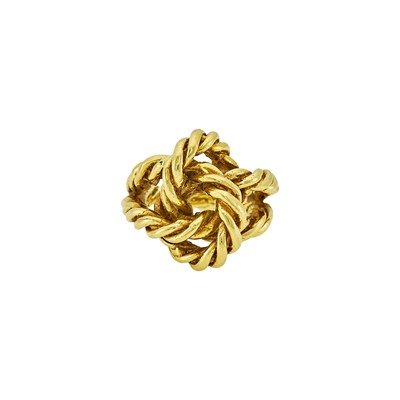 Lot 1202 - Gold Knot Ring