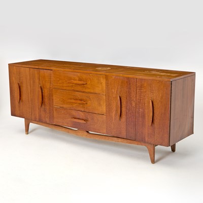 Lot 350 - Mid-Century Modern Walnut Sideboard