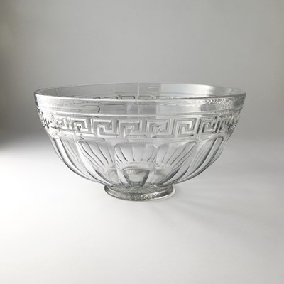 Lot 1101 - Heisey Molded Glass Punch Bowl