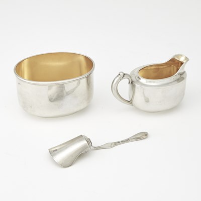 Lot 538 - Russian Silver Cream Jug and Sugar